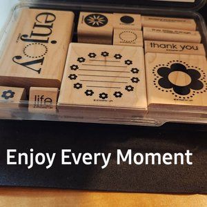 Stampin up Retired Enjoy Every Moment Stamp Set